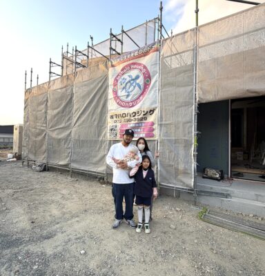 上棟後、お施主様の棟梁挨拶と初現場打合せ👷🏻‍♂️